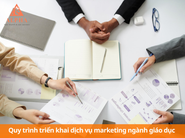 Quy trình triển khai dịch vụ marketing ngành giáo dục